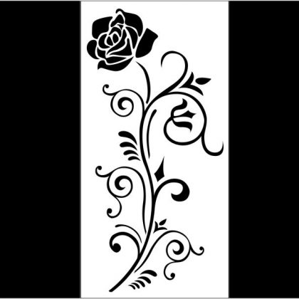 Декоративна мдф решетка - флорал