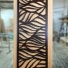 фурнирована мдф решетка тъмен орех
